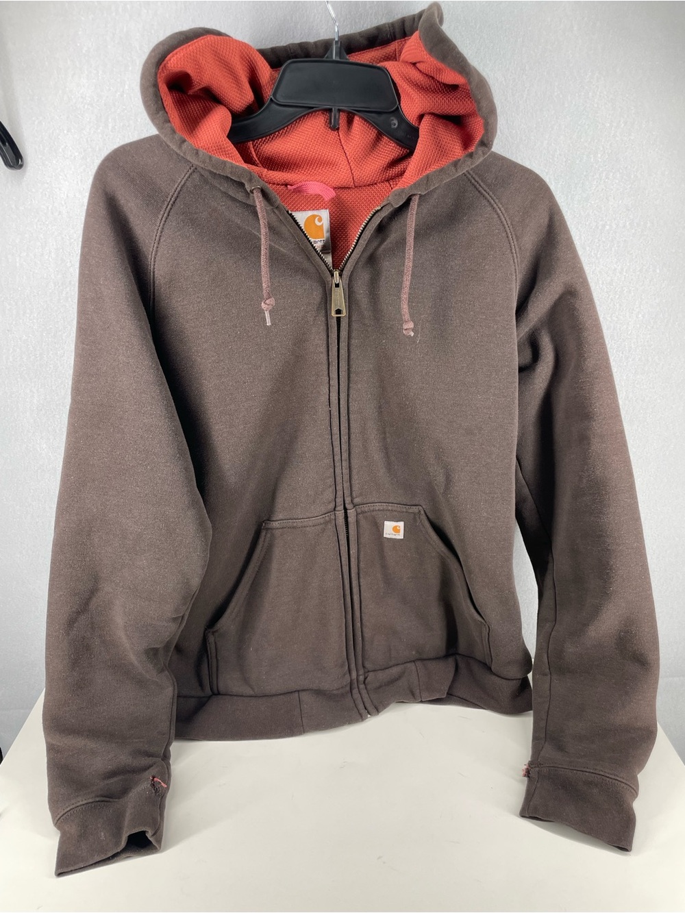 Carhartt for Women Full Zip Heavyweight w/ Pockets Brown/ M / Thermal Inside